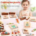 thumbnail image 1 of PENGXIANG Creative English Letter Matching Word Game Bar Puzzle Children‘s Educational Toys, 1 of 10