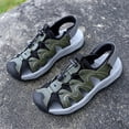 thumbnail image 3 of LASUDRAA Mens Lightweight Closed Toe Outdoor Sandals Comfort Athletic Hiking Beach Casual Sport Shoes, 3 of 7