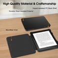 thumbnail image 3 of Fintie Slim Case for Nook GlowLight 4 Plus Tablet 7.8" (2023 Release) - Ultra Lightweight SlimShell PU Leather Cover, Black, 3 of 7