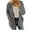 Dark Gray, variant on LoyisViDion Women Casual Plus Size Plush Sweater Pockets Outerwear Buttons Cardigan Coat Coffee 18(XXXXXL)