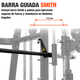 thumbnail image 5 of Jaula Smith Con Polea y Peso integrado 120 Kg Negro/Gris, 5 of 9