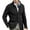 Black, variant on Men's Knit Cardigan Sweater Button Front Long Sleeve Regular Fit Casual Jacket