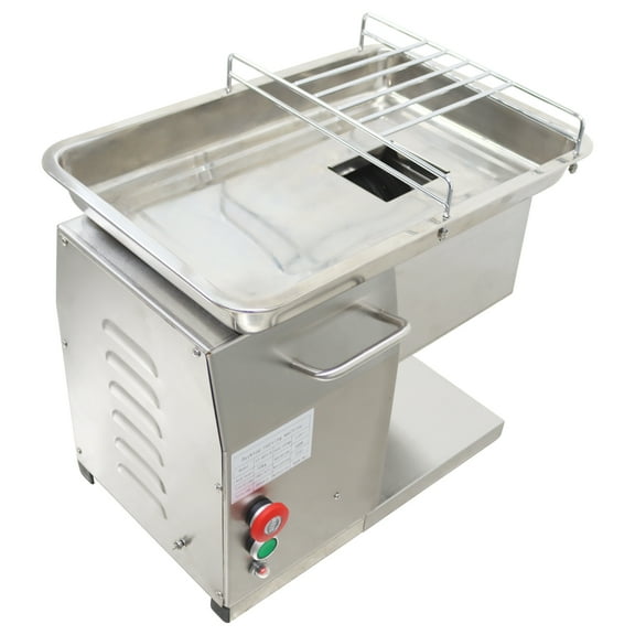 TJ90T-B Commercial Meat Cutter 4mm Stainless Steel Blade Meat Cutting Machine 110V 650W