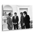 thumbnail image 6 of HISTORIX Vintage 1970 President Richard Nixon Photo Print - Old Photo of President Nixon with Elvis Presley Delbert West & Jerry Schilling, 6 of 6