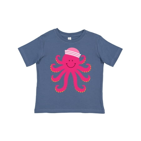 

Inktastic Octopus Ocean Sea Creature Girls Gift Toddler Toddler Girl T-Shirt