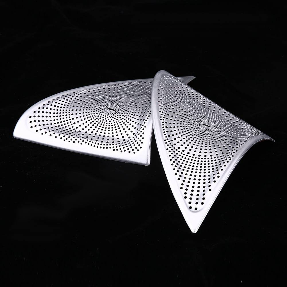Pair of Car Door Audio Speaker Tweeter Decoration Cover for Mercedes Benz E Class W213 16-17 Door Stereo Speaker Cover