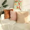 thumbnail image 5 of Decorative Throw Pillow for Sofa Bed Chair, Sculpted Texture Accent Cushion Series for Modern Cozy Home Styling,2-Pack, 5 of 11