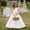 White, variant on Dpytoraw Girls Party Dress With Bow And Skirt For Girl Pageant Gown Elegant Tutu Dress For Kids Performance Girls Tulle Dresses Size 5-6 Years