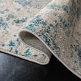 thumbnail image 5 of SAFAVIEH Madison Oscar Abstract Distressed Area Rug, Blue/Grey, 8' x 10', 5 of 7