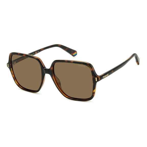 Polaroid - PLD 6219/S, Oversize ECO POLYAMIDE women HAVANA/BROWN