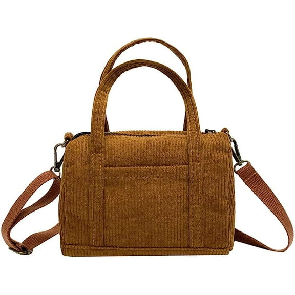 Kukuzhu Mini Corduroy Crossbody Bag Phone Purse Small Corduroy Hobo Bag Tote Bag Casual Shoulder Handbag for Women