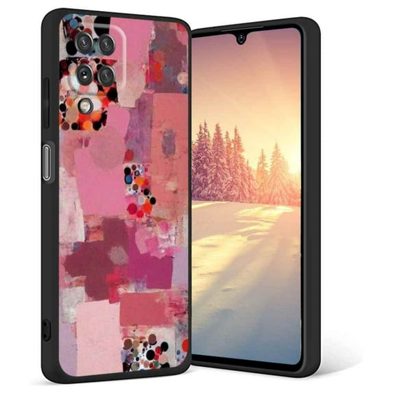Compatible with Samsung Galaxy A42 Phone Case, Photo-Collage-Cute-Abstract-Art-2 Case Silicone Protective for Teen Girl Boy Case for Samsung Galaxy A42