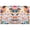 Abstract Birds and Flowers, variant on Haosy 2 Panels Rod Pocket Tier Curtains 27 x 24 Light Filtering Privacy Patchwork Semi Sheer for Kitchen Bathroom, Abstract Bronze Geometric
