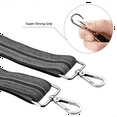 thumbnail image 2 of Buyless Fashion Suspenders for Men - 48" Elastic Adjustable Straps 1 1/4" - X Back with Metal Hooks - 5135-Heather-Gray, 2 of 6