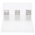 thumbnail image 1 of 12 Uds. Fresas para archivos de carpintería 3.175x17mm/2x8mm brocas para archivos de grabado y tallado VoborMX herramienta, 1 of 8