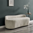 thumbnail image 3 of NPD Furniture Mandy Fabric Bench in Pasadena Beige, 3 of 11