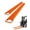 Orange, variant on Pinypikaka Pallet Forklift Extensions 5.5" Width, Heavy Duty Steel Pallet Fork Extension, 1 Pair Fork Extensions for Forklifts