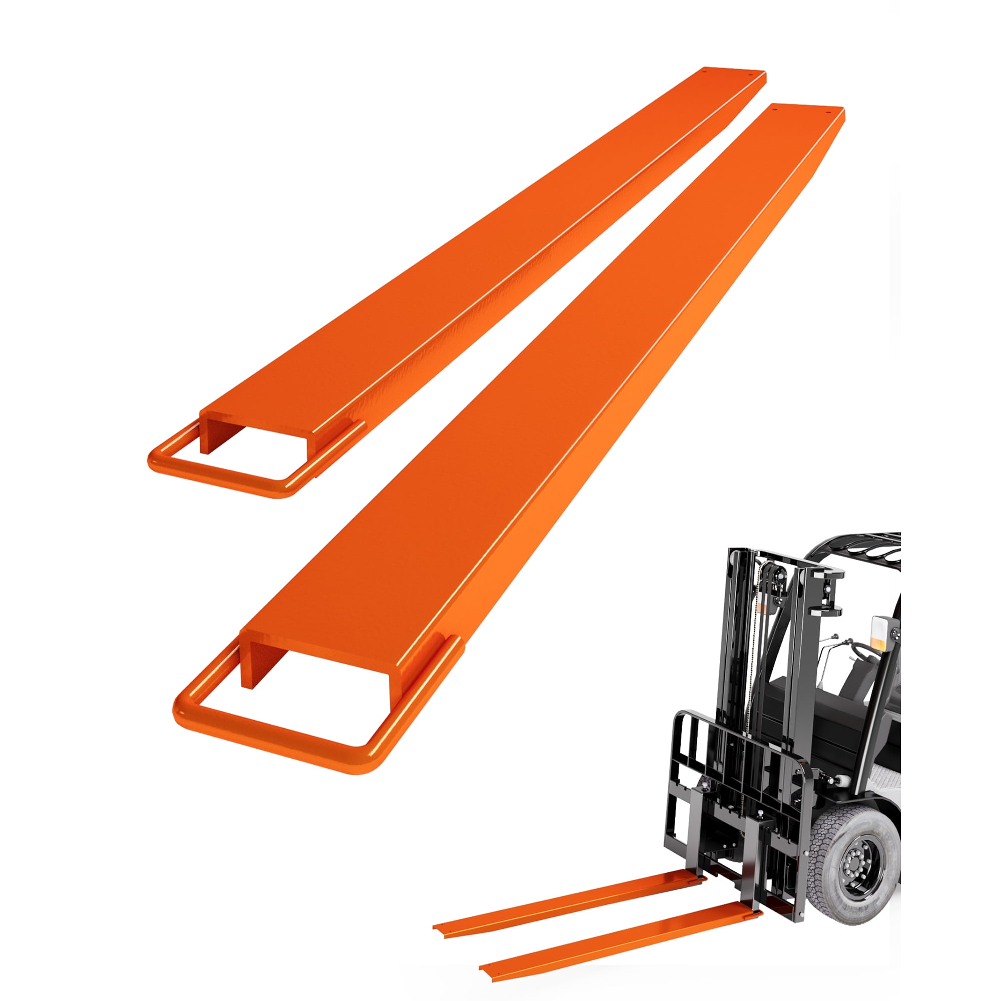 Heavy Duty Forklift Extension Sleeves 4.5 Inner Width Fork Extensions for Forklift Steel Pallet Fork Extensions 5mm Thick Forklift Sleeve for Lift Truck Fork Loader
