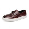 thumbnail image 3 of Big Size Men's Casual Loafers Slip On Leather Shoes Male Fashion Derby Dress Shoes Driving Shoes Moccasins Classic Penny Loafer Flats, 3 of 10