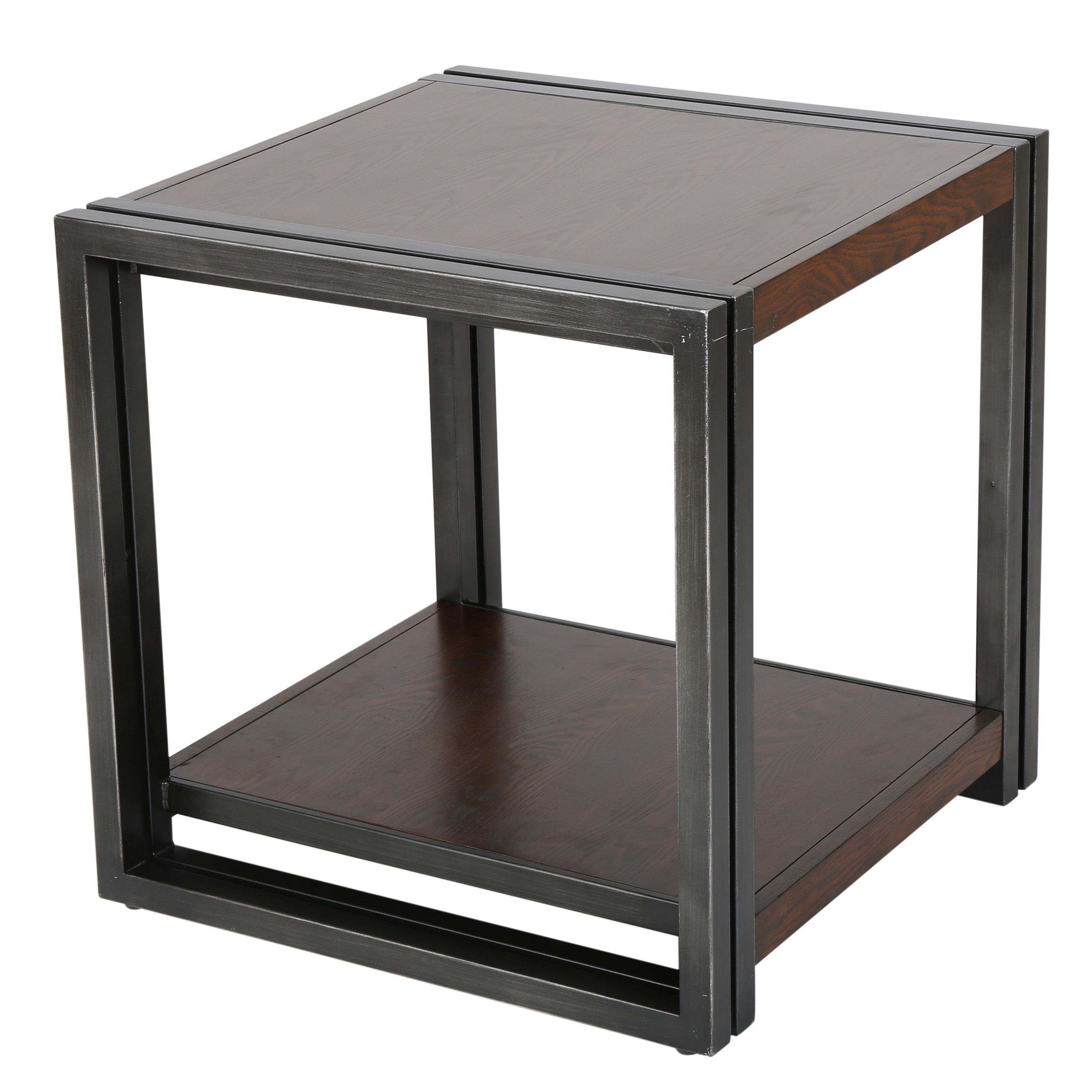 Noble House Mission Dark Oak Ash Veneer Side Table