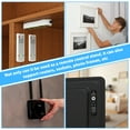 thumbnail image 4 of Justharion 4pcs/set Magnetic Remote Control Holder Remotes Organized And Within Reach Easy-to-Clean ABS, 4 of 6
