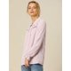 thumbnail image 5 of INSPIRE CHIC Blusa Camisa Tops Con Botones Manga Larga Pu?o Elástico Detalle De Volantes Para Mujeres Rosa L, 5 of 6
