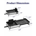 thumbnail image 2 of Kitsure Dish Drying Rack, Expandable Stainless Steel Dish Rack for Kitchen Counter with Auto-Drain Board, Cutlery Holder and Non-Slip Feet, 16.1-26.0" L x 12.1" W, Black, 2 of 8