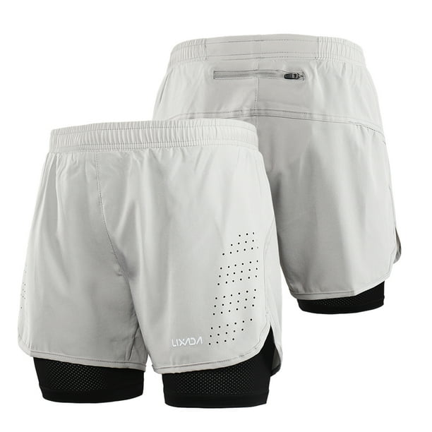 Shorts Deportivos Pantalones cortos para correr en para hombre de  Lixada Secado rápido Ejercicio Lixada Shorts Deportivos