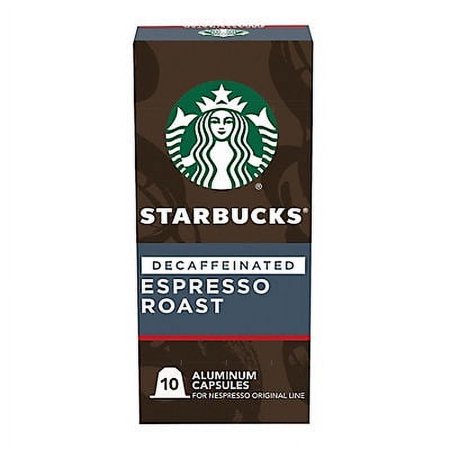 Starbucks by Nespresso Original Line Capsules Decaf Espresso Roast Pods, 60 ct.