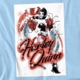 thumbnail image 2 of Batman Harley Airbrush Women's T Shirt, Light Blue, Medium, 2 of 6