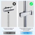 thumbnail image 5 of Adjustable Shower Head Bracket Universal 18-25mm Slide Bar 45 Degree Rotation Shower Head Rail Bracket, 5 of 5