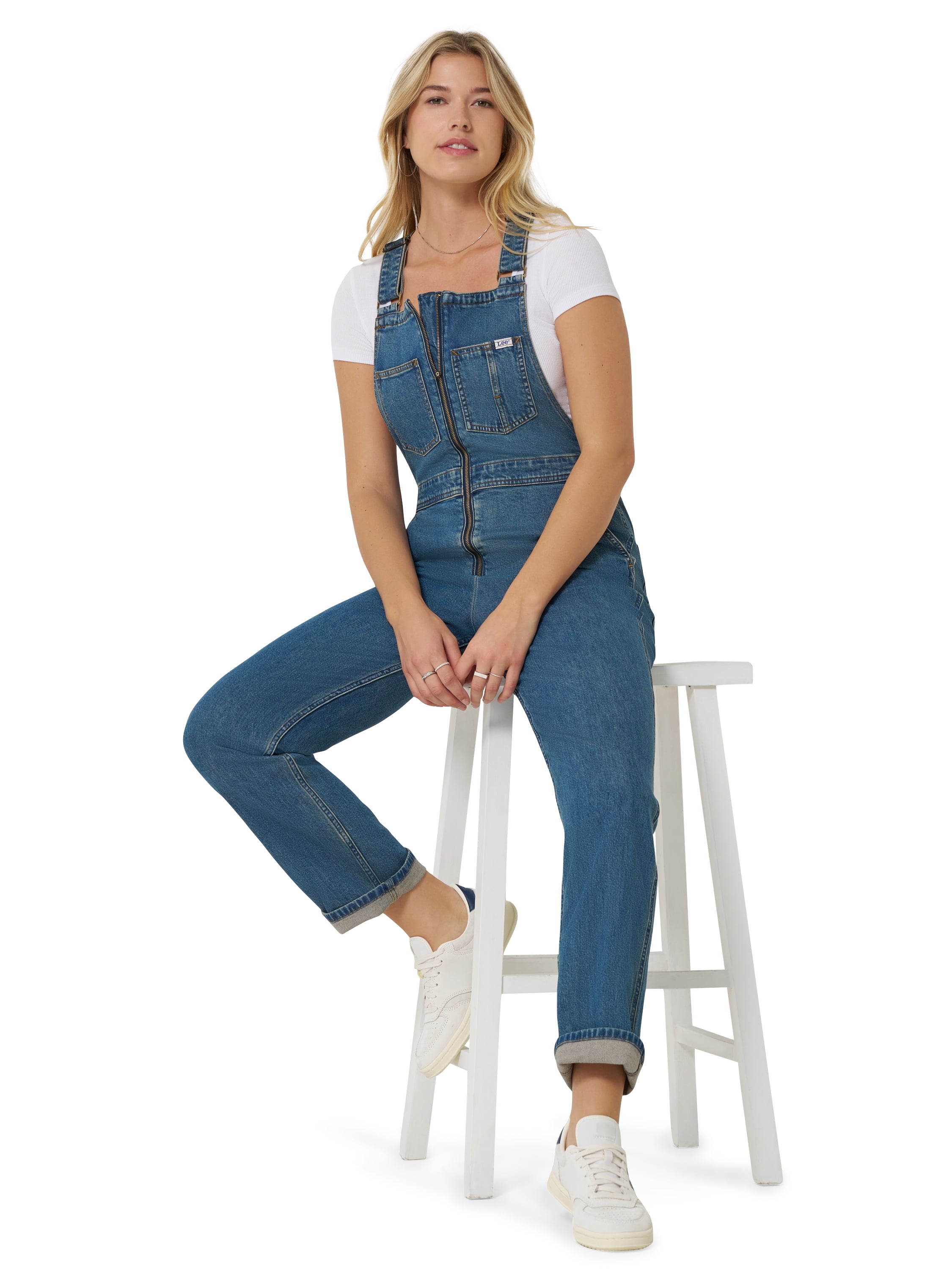 Lee® Women's Heritage Denim Fitted Overall, Sizes XS-XXL