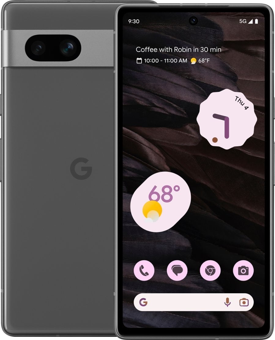 Google Pixel 7a 本体 Charcoal 128GB SIMフリー Like New Google Pixel 7A 128GB Charcoal Open Box Smartphone for