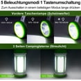 thumbnail image 4 of Lámpara LED para acampar, lámpara LED solar para acampar con cargador USB, linternas portátiles ultrabrillantes para acampar, lámpara para carpa, luz para acampar, luz para acampar al aire libre,, 4 of 5