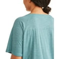 thumbnail image 2 of Terra & Sky Women's Plus Size Scoop Neck T-Shirt, 2 of 5