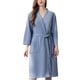 thumbnail image 1 of Bata de baño de absorción de agua para mujer, bata de baño tipo gofre sólida, vestido de spa para el hogar, camisón Eigraketly FS10817-11, 1 of 6