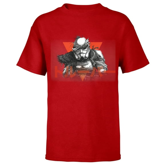 Star Wars: Visions Anime The Duel Japanese Stormtrooper - Short Sleeve T-Shirt for Kids – Customized-Red
