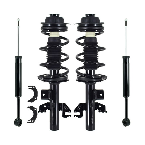 Set Front Quick Complete Strut-Coil Spring-Rear Shock For 2015-2017 Chrysler 200 FWD
