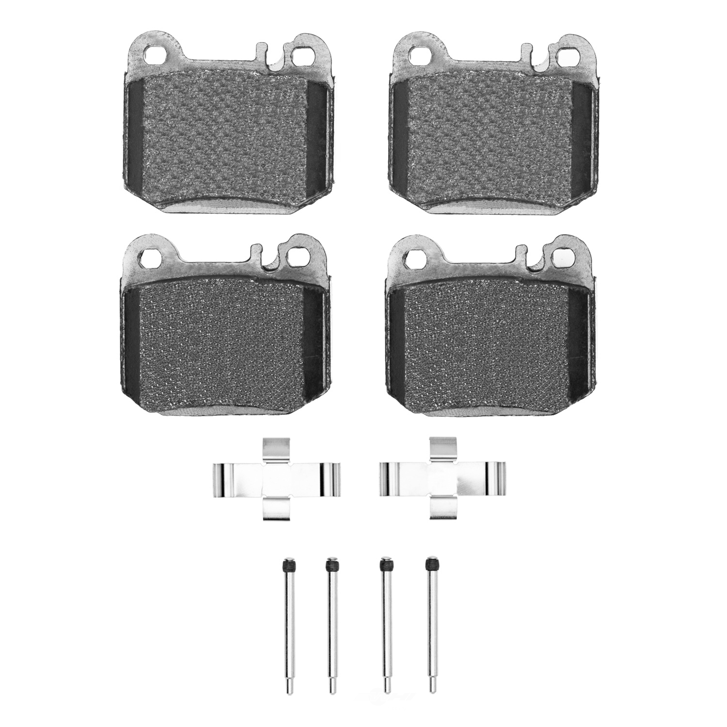 Dynamic Friction Company 1551-0874-01 DFC 5000 Advanced Brake Pads - Low Metallic and Hardware Kit