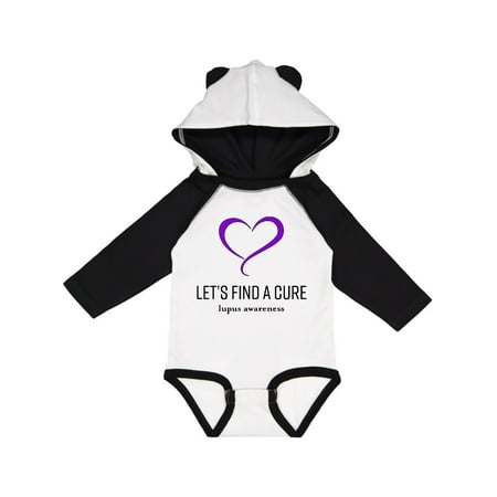 

Inktastic Let s Find a Cure- Lupus Awareness Gift Baby Boy or Baby Girl Long Sleeve Bodysuit