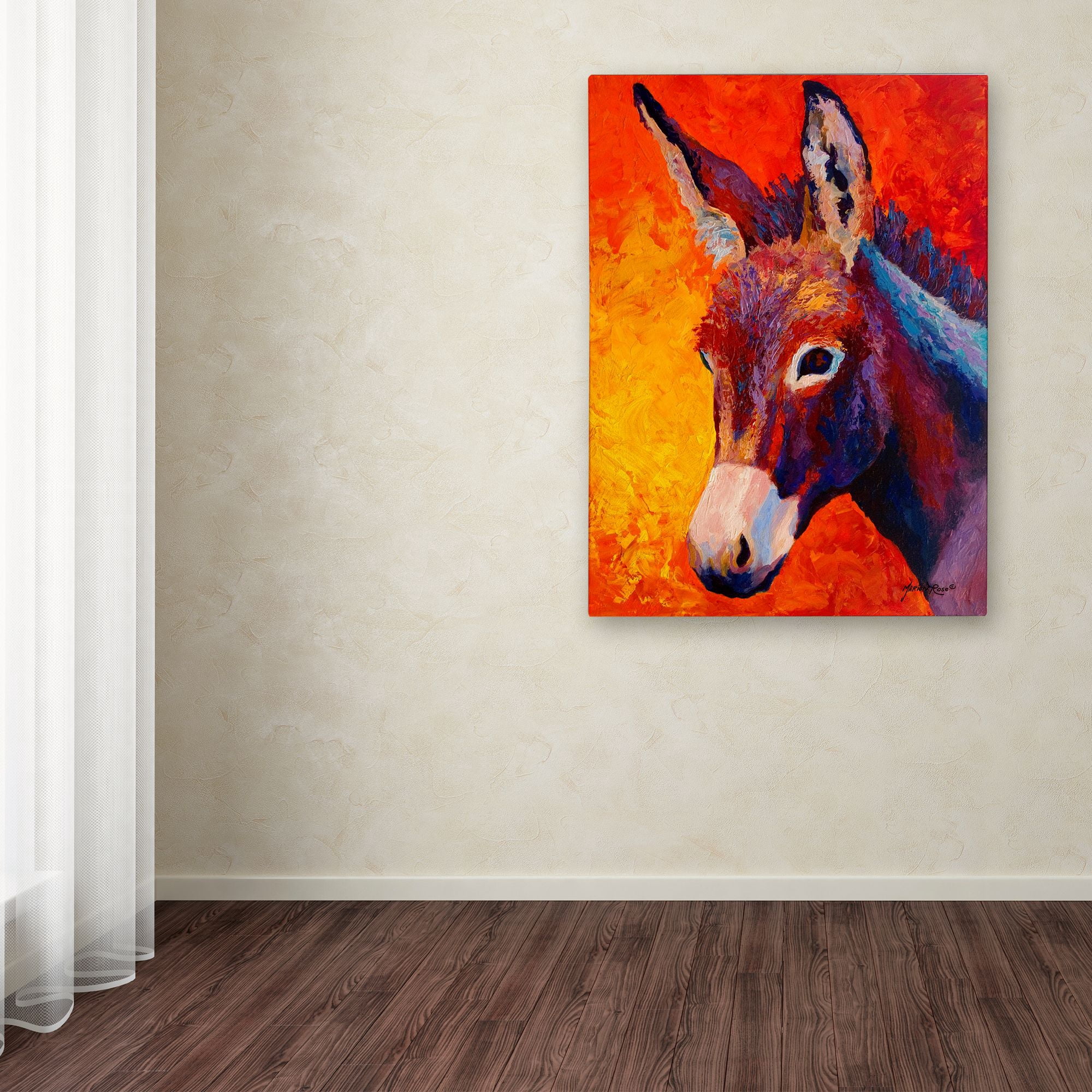 Trademark Fine Art 'Bean' Canvas Art by Marion Rose