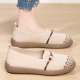 thumbnail image 5 of oqasdz Womens Casual Shoes Breathable Mesh Slip On Walking Shoes Lightweight Comfortable Flat Bottom Sneakers for Trendy Daily Wear Summer Outdoor, 5 of 7