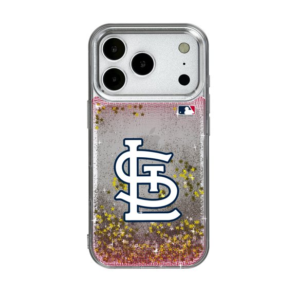 St. Louis Cardinals Linen Logo iPhone Glitter Case