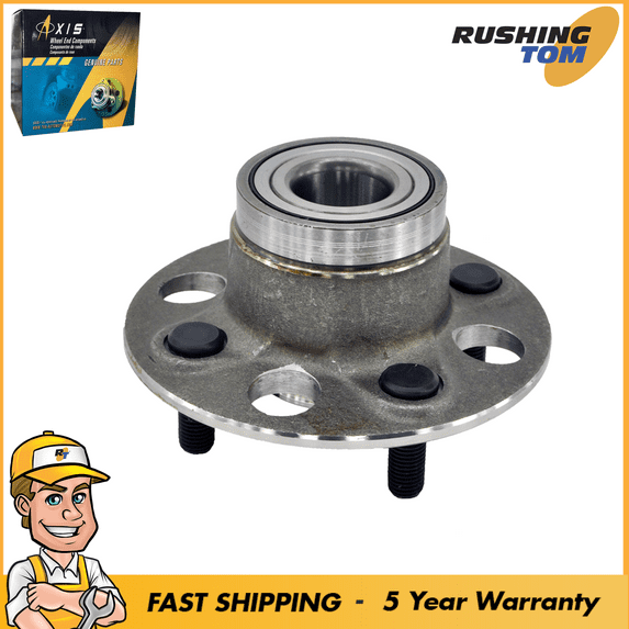 2 New Rear Wheel Hub Bearing Assembly Pair/Set fits 2001-2005 Honda Civic