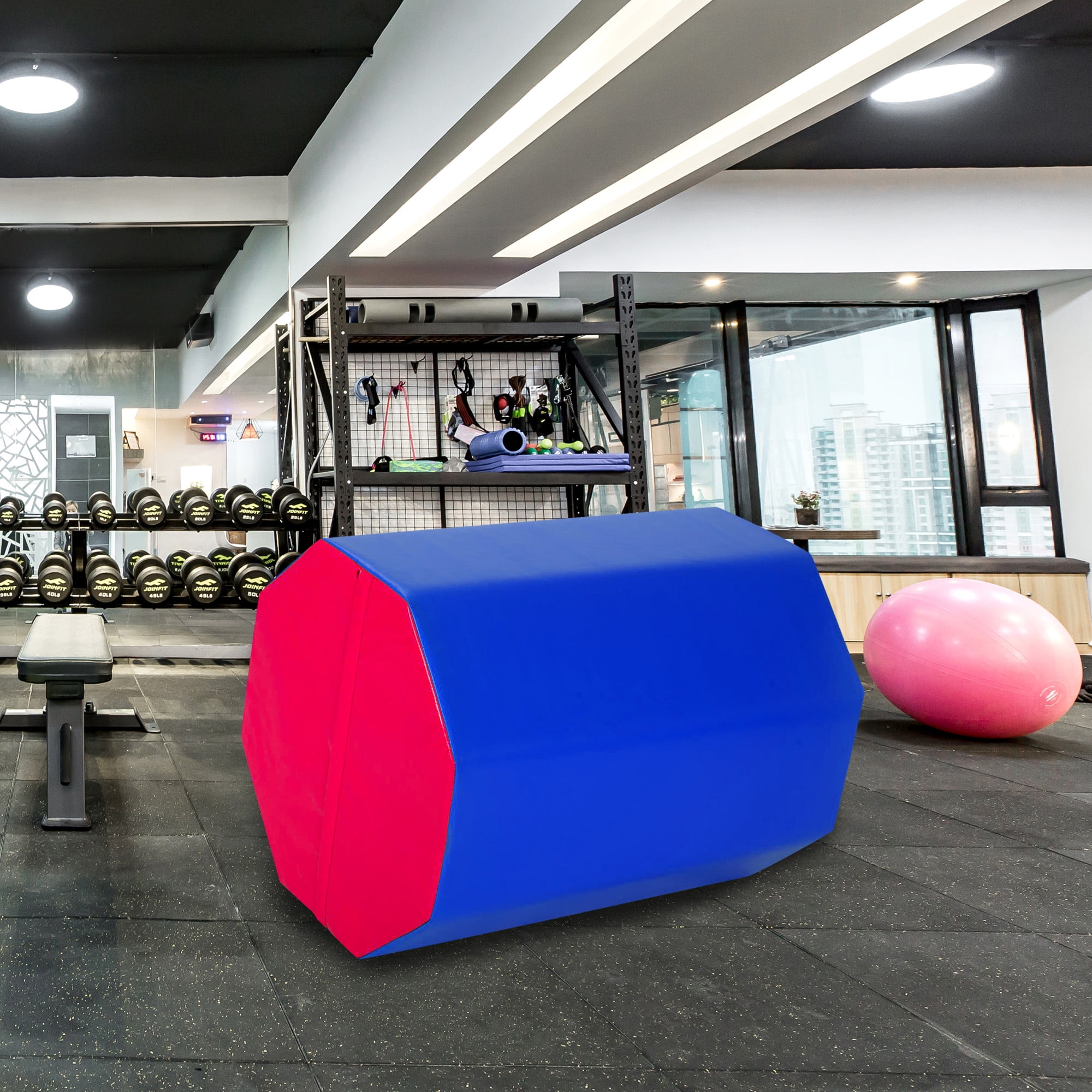 25/"x30/" Octagon Gymnastics Foam Exercise Mat Skill Training Kids Foam Play Pad