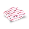 thumbnail image 5 of Horizontal Pink Stripes Bows Watercolor Throw Pillow Covers Pillowcases 18 x 18 Inch Home Decor 2 Packs for Bedroom Sofa, 5 of 6