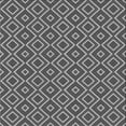 thumbnail image 1 of Ahgly Company Machine Washable Indoor Square Transitional Black Area Rugs, 7' Square, 1 of 7