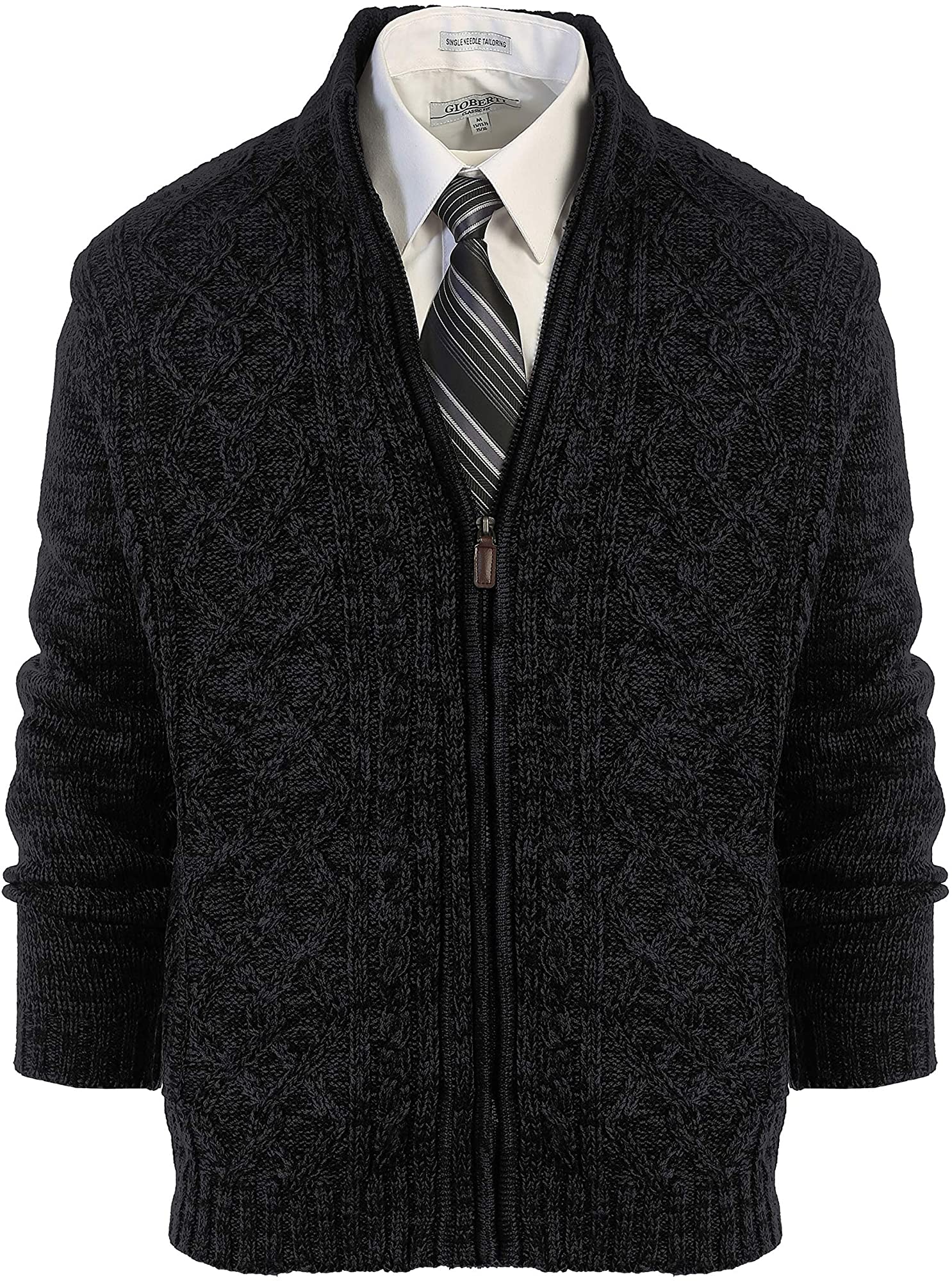 Gioberti Mens Heavy Weight Cardigan 
