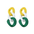 thumbnail image 2 of QualitChoice 2 Pieces Woman Earring Fashion Acrylic Delicate Ear Jewelry Geometry Circle Danging Drop Earrings Bohemia Accessory Type 1 Type 8, 2 of 6