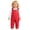 1#Red1089, variant on Byoo Puffer Bib Pants for Toddler Girl Cozy Solid Color Zipper Padded Overalls for Children Winter Soft Daily Pants